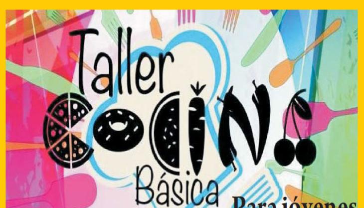 imagen cartel cocina para jóvenes, junio y julio de 2015