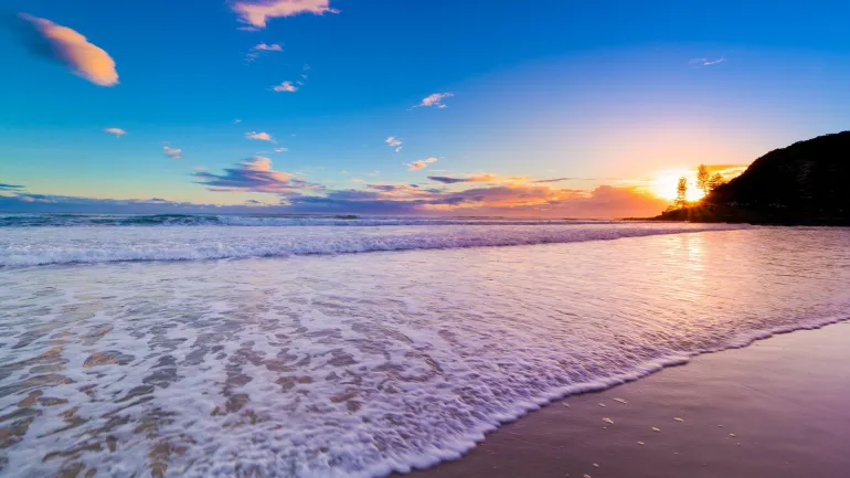 imagen de puesta de sol