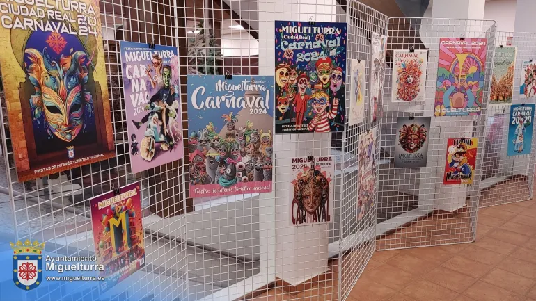 Exposición de concurso cartel Carnaval, Miguelturra 2024