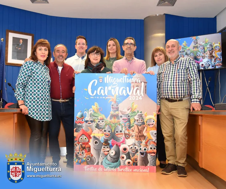 Presentación oficial del programa de Carnaval, Miguelturra 2024