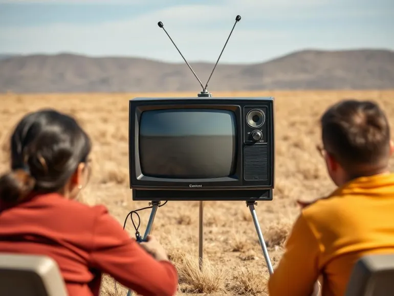 televisión en pruebas
