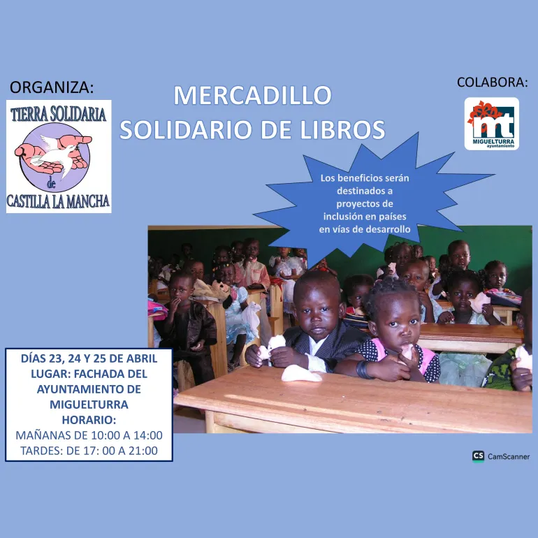 Mercadillo solidario Tierra Solidaria, Miguelturra 2025
