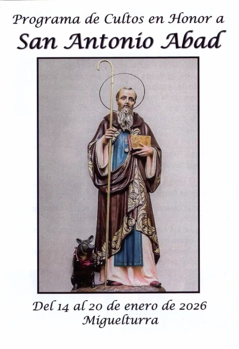 Cartel San Antón, Miguelturra enero 2026