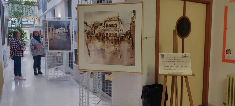 Exposición cuadros XV Certamen Pintura Rápida, Miguelturra mayo 2026