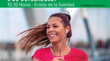 imagen del cartel de la Marcha contra el Cáncer, 9 octubre 2021