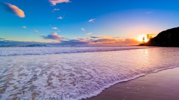 imagen de puesta de sol