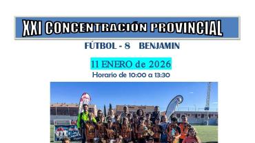 Concentración provincial Fútlbol, Miguelturra enero de 2026