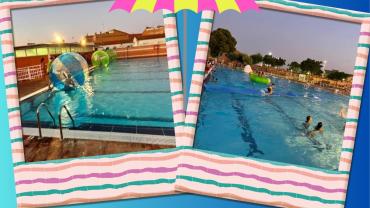 Cartel Piscina en Familia, Miguelturra julio 2026