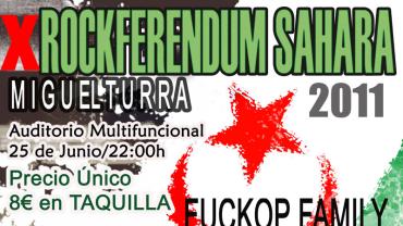 agenda imagen cartel Rockferendum Sahara  2011