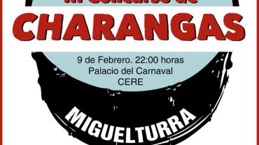 evento imagen cartel concurso de Charangas Carnaval 2018, diseño Centro de  Internet