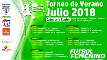 evento imagen del cartel del torneo femenino de fútbol 7, julio 2018