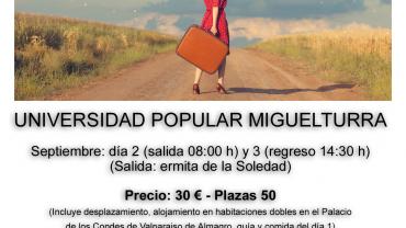 imagen del cartel un paseo real rincones y lugares ciudad real, septiembre 2017