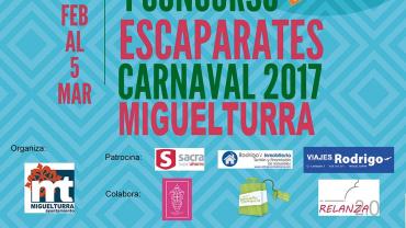 evento imagen del cartel del concurso de escaparates del carnaval 2017