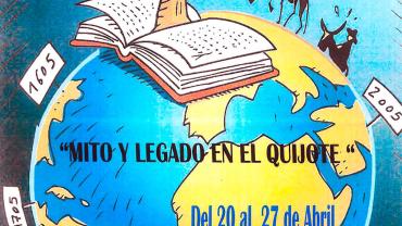 agenda imagen del cartel exposición Mito y Legado en el Quijote