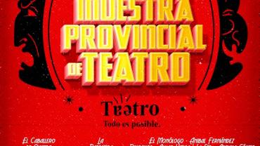 imagen del cartel de la Muestra Provincial de Teatro  2017