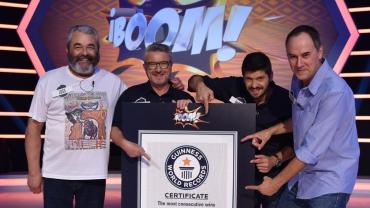 evento imagen de los actuales ganadores del programa Boom, Los Lobos