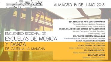 evento imagen del cartel anunciador del Encuentro Regional de Escuelas de Música CLM 2018
