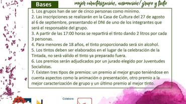 evento imagen del cartel de la Tintada Churriega 2017, diseño del Centro de Internet