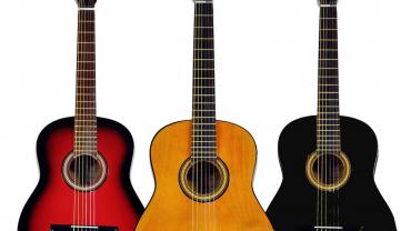 eventos, imagen genérica de tres guitarras