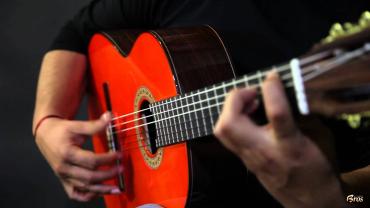 agenda imagen de persona tocando la guitarra flamenca