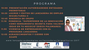 evento imagen cartel del networking de la Lanzadera de Empleo, marzo 2018
