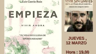 evento imagen presentación libro de Luis García Ruiz, marzo 2020 Miguelturra