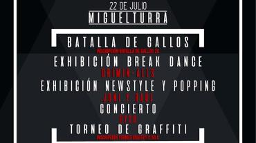evento imagen del cartel del Tercer Festival Zona Cero, julio 2017