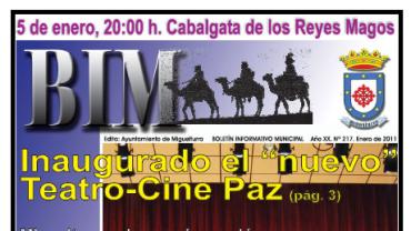 imagen portada del BIM de enero de 2011