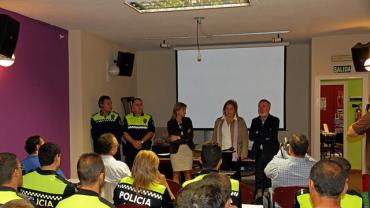 imagen inauguración curso policial, octubre 2010
