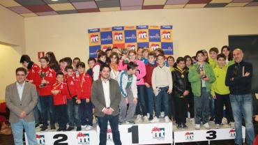 imagen entrega final trofeos ajedrez, febrero 2014