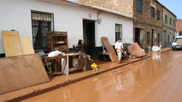 imagen inundaciones en Villarrubia, mayo 2007