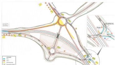 imagen plano Autovía IV Centenario, agosto 2009