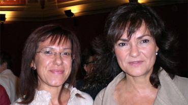 Carmen Calvo y Victoria Sobrino, octubre 2006