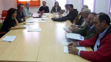 imagen reunión Consumo y Mancomunidad, nov 2009