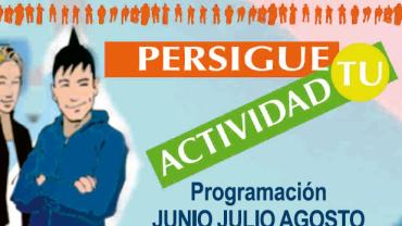 imagen del díptico programación Juventud, mayo 2010