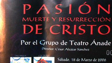 Teatro en el cine Paz el sábado 18 marzo 2006