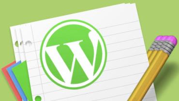 imagen anagrama de Wordpress y blog de notas