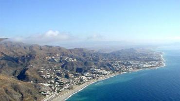 Vista de las playas de Mojácar, Almería