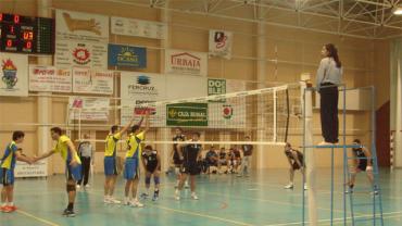 Urbaja Voley de Miguelturra en acción, noviembre