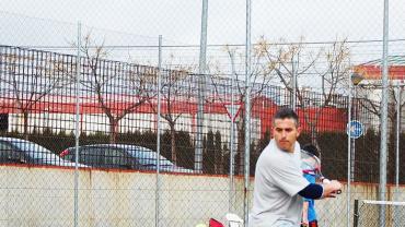 imagen de tenista en el Candelario León Rivas