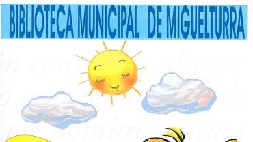 imagen cartel lectura en verano, junio 2014