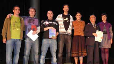 imagen de premiados en el Certamen Monólogos 2010