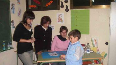 Victoria Sobrino en el taller educa valores, nov 06