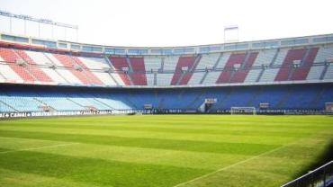 imagen del césped del Estadio Vicente Calderón