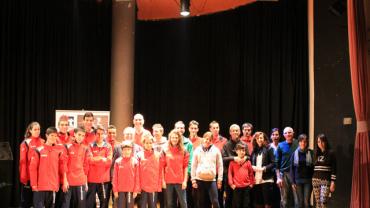 imagen recepción deportistas, diciembre 2013