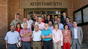 imagen representantes Mancomunidad, 24-7-2007