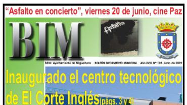 imagen portada Bim del mes de junio de 2009