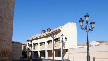 imagen de la remodelada Plaza Cristo, abril 2009