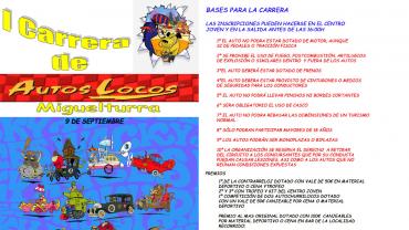 imagen del cartel de los autos churrilocos 2010