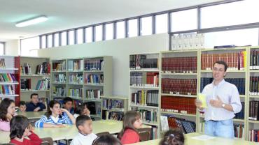imagen de actividad en la Biblioteca Municipal